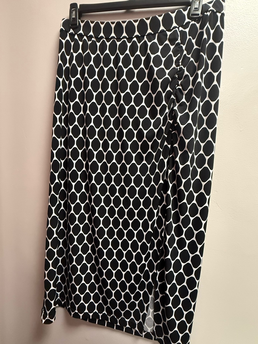 EUC Lane Bryant Black and White Contemporary Print A-Line Skirt Women’s 14/16